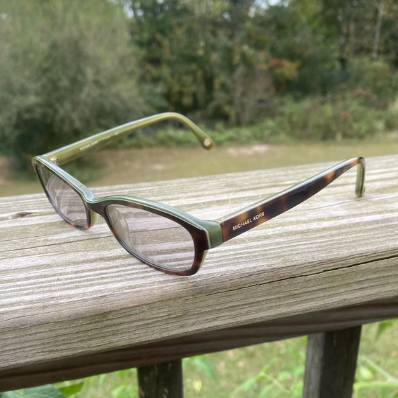 Michael Kors glasses frames Olive green tortoise color 52[]16 135 - Picture 4 of 9